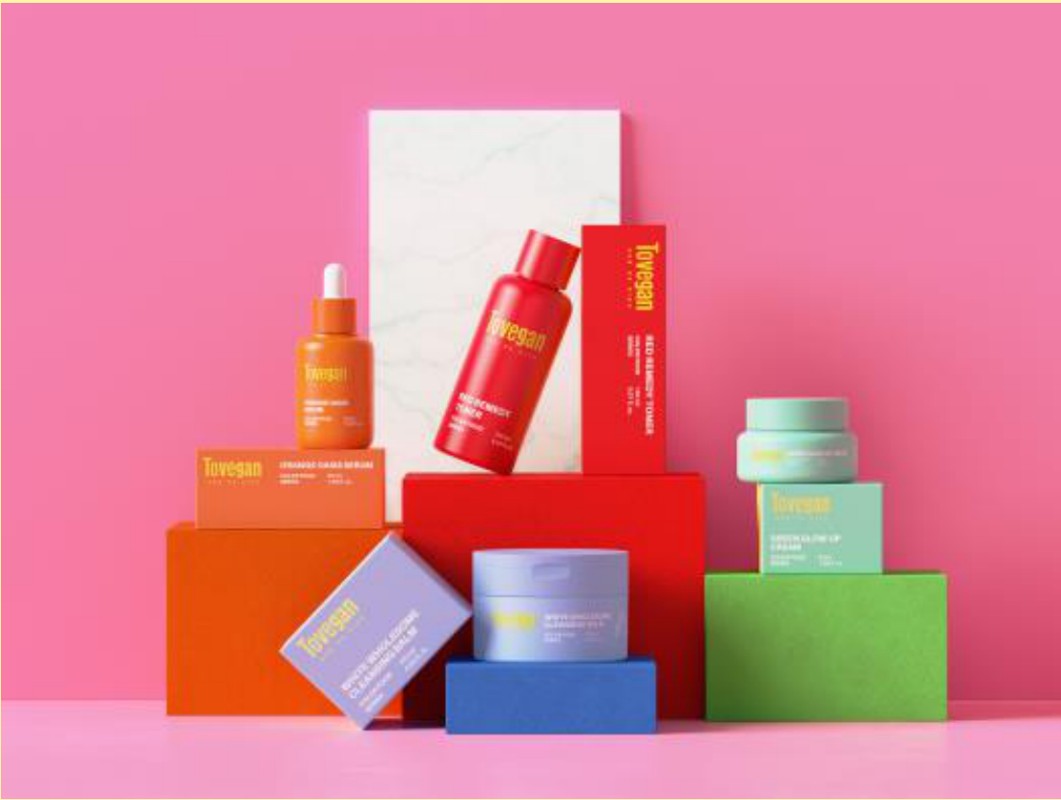 Colourful skincare and beauty products from the Beauty catalogue